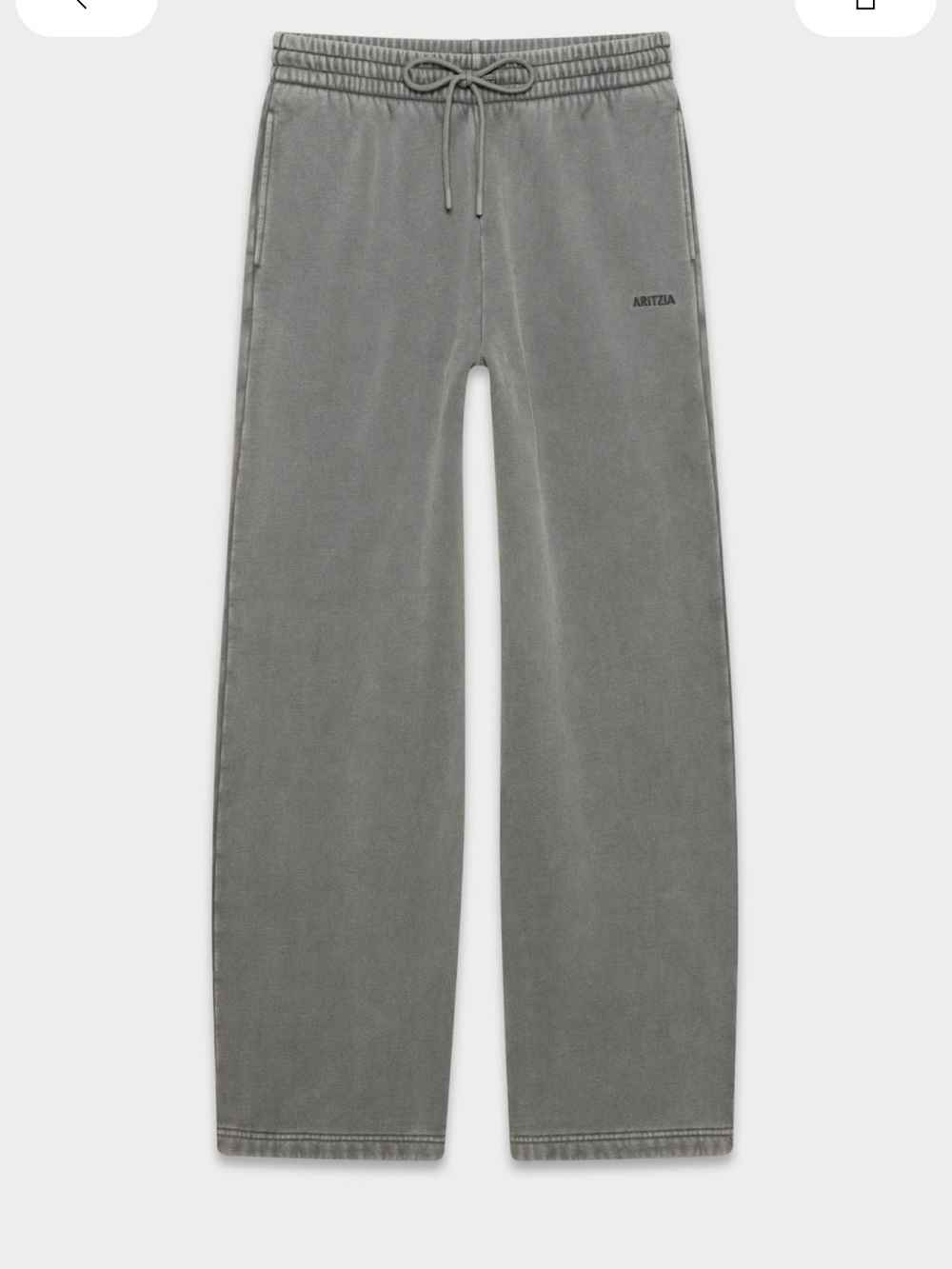 Aritzia Cozy Sweatfleece Boyfriend Wide Sweatpant NWT